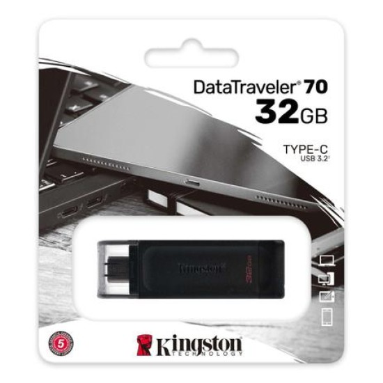 KINGSTON PENDRIVE DT70 32GB BLACK